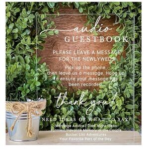 Audio Guestbook Sign